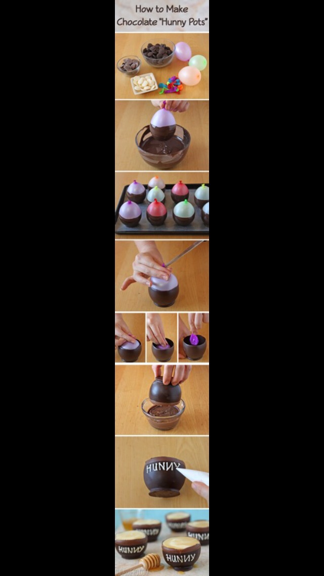 Super Cute Chocolate Honey Pots! 