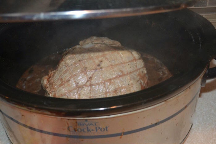 1) In a crock pot, put in your pork with some salt and pepper. Add the BBQ sauce and Dr. Pepper 