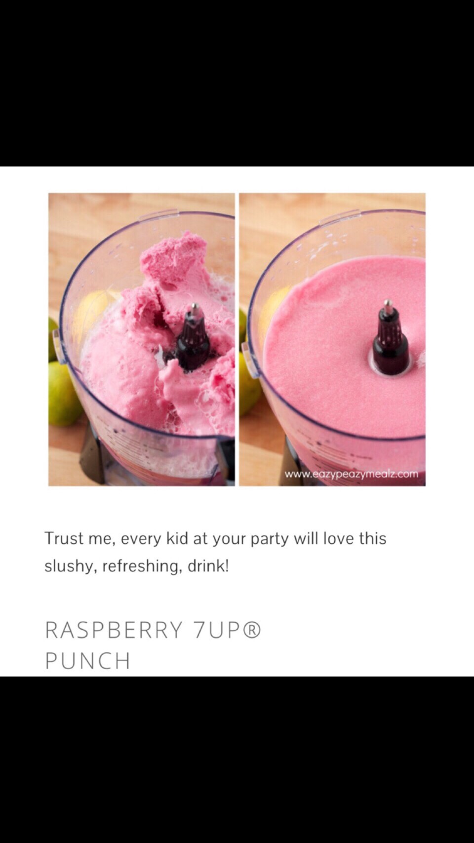 Delicious Raspberry 7up Punch