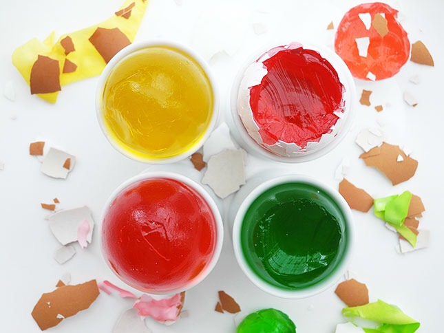 11. Jell-O Shots: Do we ever get sick of finding new ways to give and take Jell-O shots? Don’t be ridiculous. Hide these eggs around your backyard. Your friends will first be confused why you gave them a plain white egg, but once they crack into it, they’ll totally understand. (via Oh Happy Day)