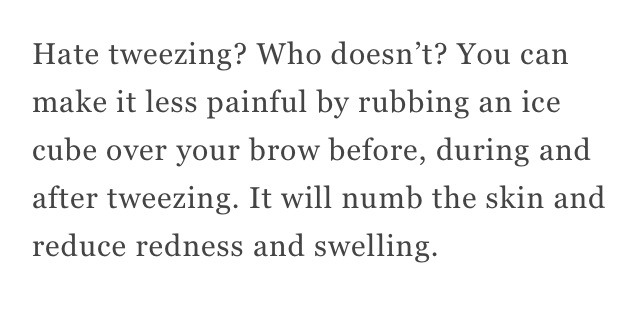 Beauty Tricks With Ice