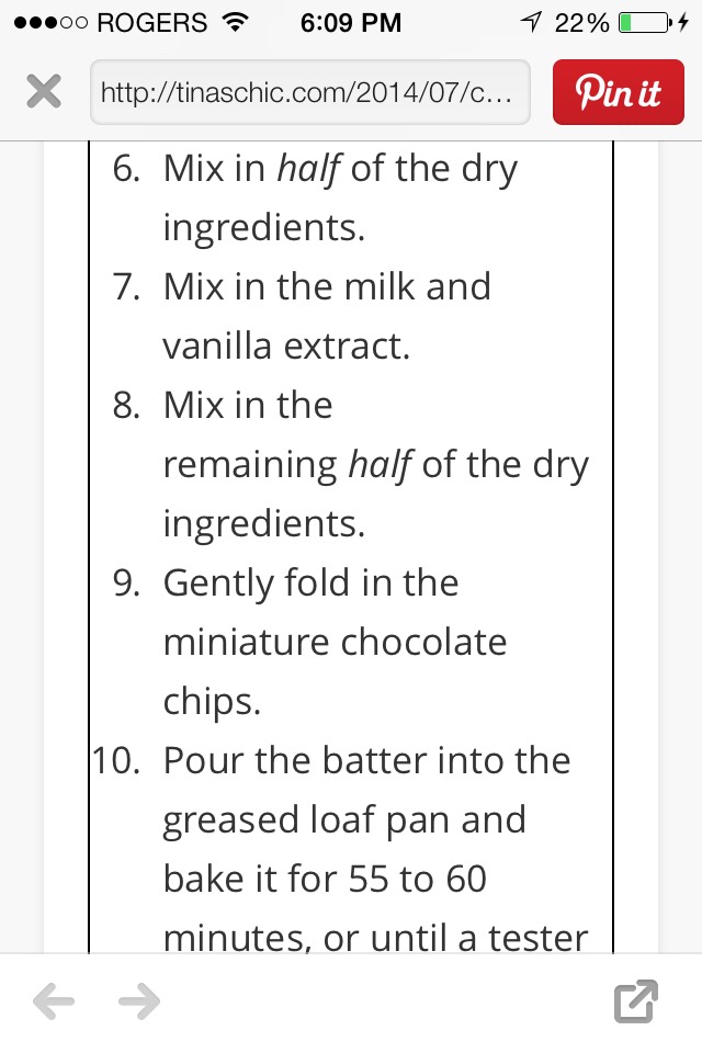 Chocolate Chip Pound Cake!