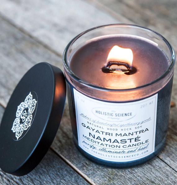 This meditation candle.By The Holistic Science Co