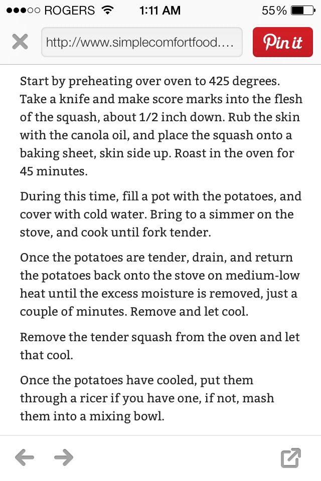 Butternut Squash Gnocchi