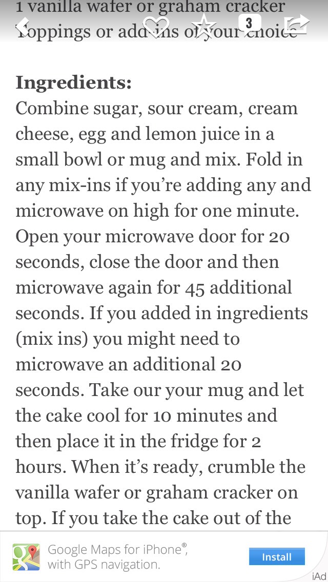 2 Minute Microwave Mug Cheesecake