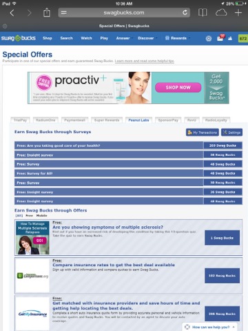 Surveys are an easy way to earn quick swagbucks to cash out for cash!