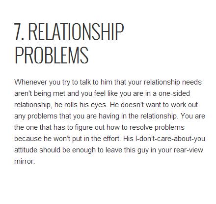 Signs That You Are In One Sided Relationship