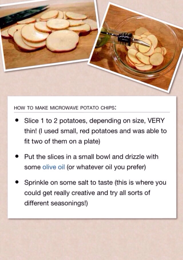 Homemade Potato Chips. YUM! 😋
