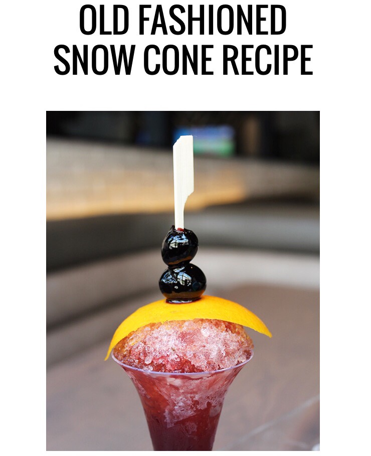 Boozy Snow Cones!!