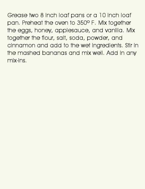Healthy Banana bread