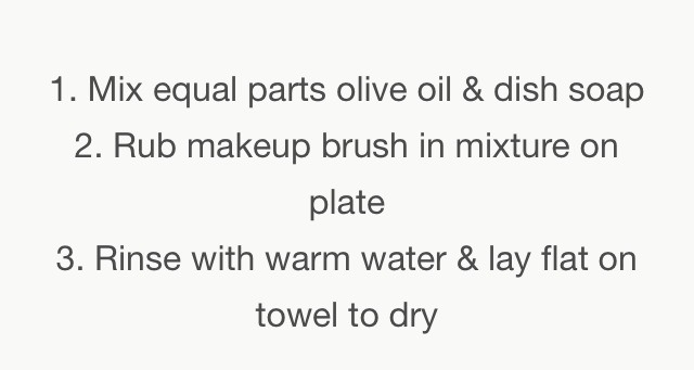 How To Clean Your Makeup Brushes. Fast And Easy 