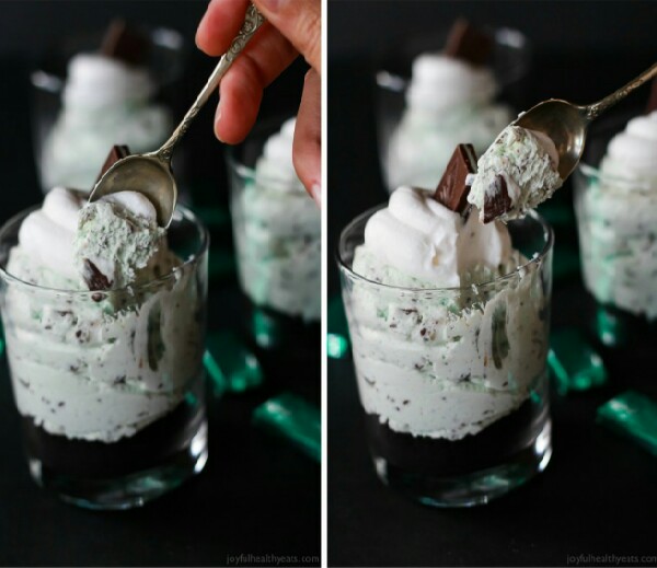 Mini No Bake Mini Mint Chocolate Cheesecakes!!