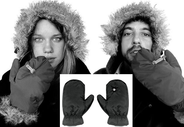 Unless you're a really dedicated smoker and decide to buy these smokers gloves, winter is a great time to quit. Air gets thinner and who really wants to go stand in the cold?

If you're not that dedicated, you should at least wear gloves when going out and wash them often as they will retain smell.