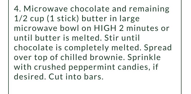 💞 Peppermint Brownie Bars💞