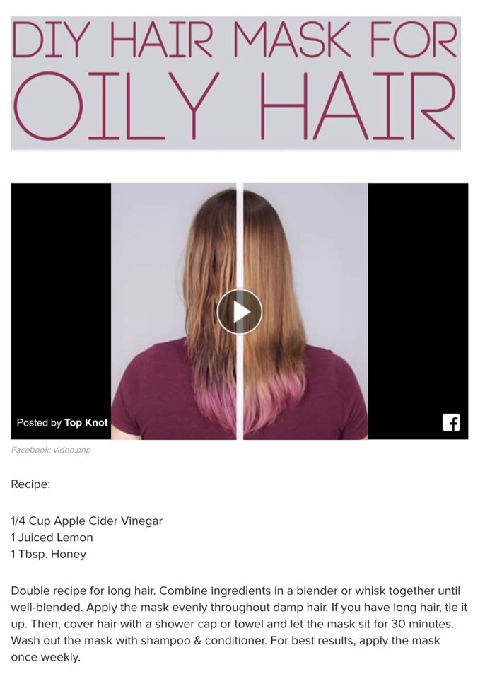 DIY Hair Masks For All Hair Types - ALL Natural! #GreenGoddess