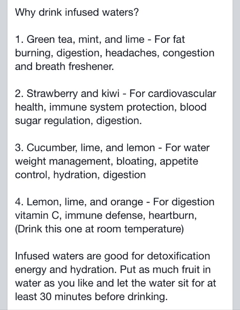 Infused Water Benefits