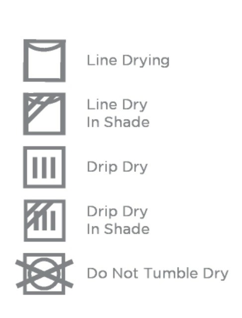 Additional Drying Symbols 