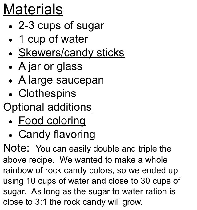 💙Rock Candy Experiment! Fun And Yummy!💙