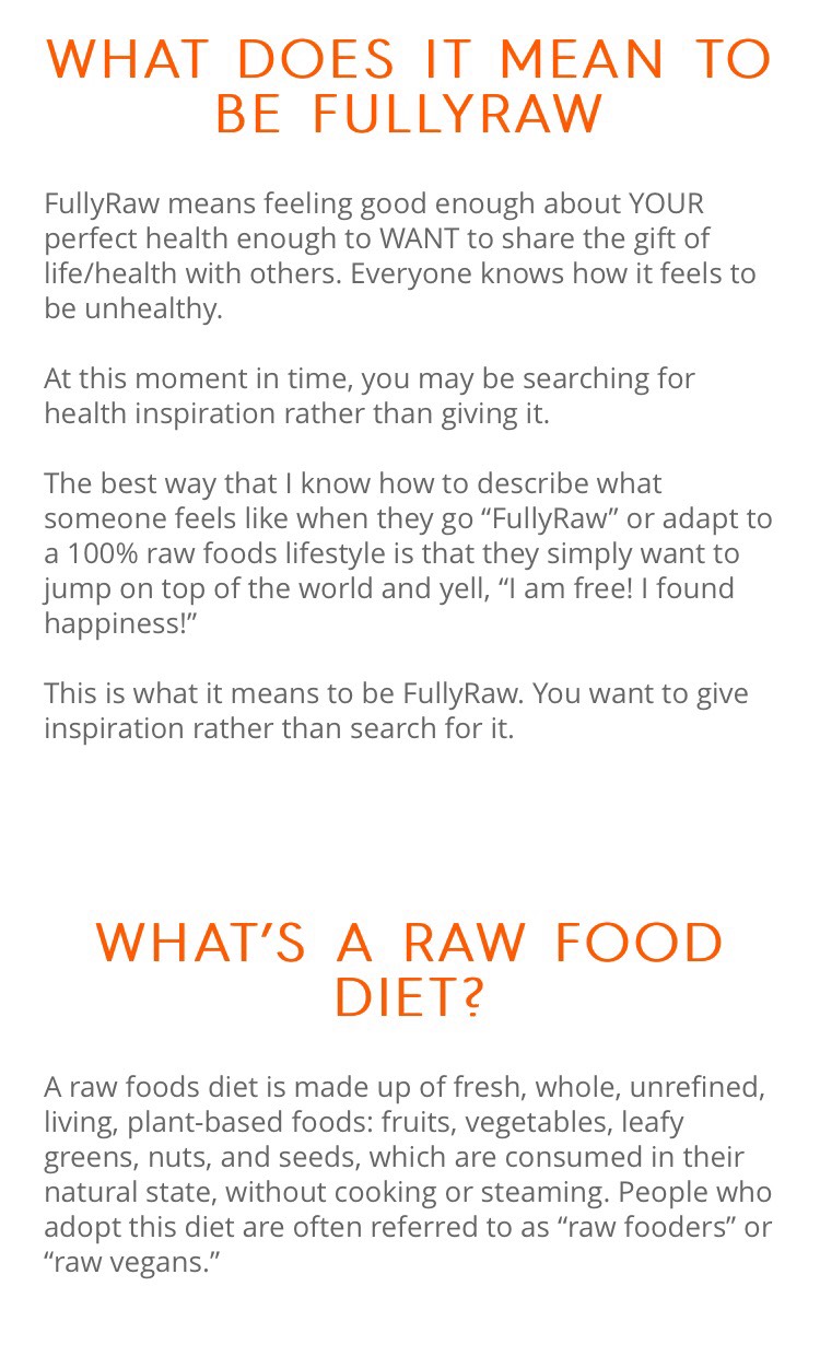 ✨About Eating Raw✨