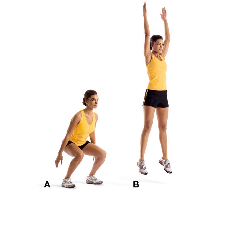 15 squat jumps
~core and butt~