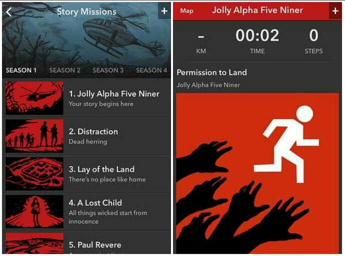 8. Zombies, Run! (free, iOS and Android) is a running app with a deadly twist.