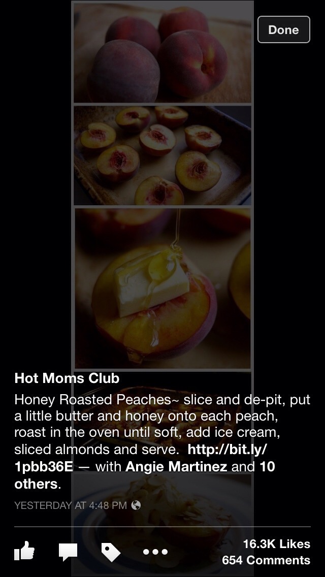 Honey Roasted Peaches