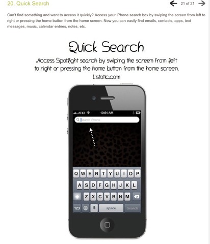 20 Awesome iPhone Tips And Tricks.