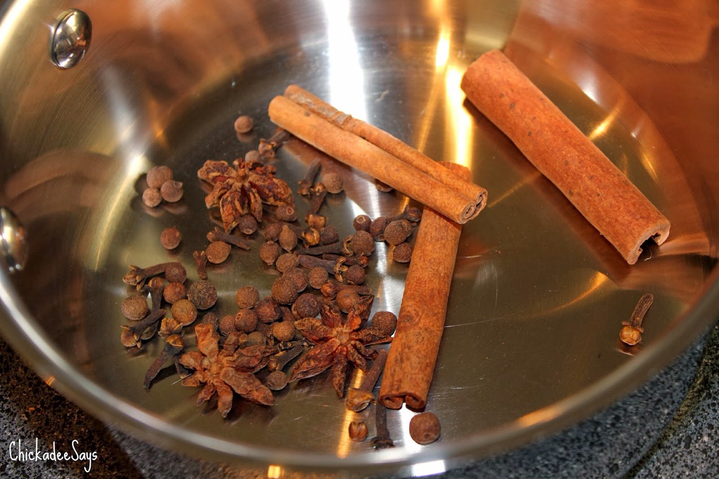 To make all these recipes just fill the pan with water to boil. Then add ingredients and boil for a few mins more. Turn the heat down to a simmer after the few mins. Add more water every 30 min. Then you house will smell like a pumpkin spice latte or vanilla cupcake:)