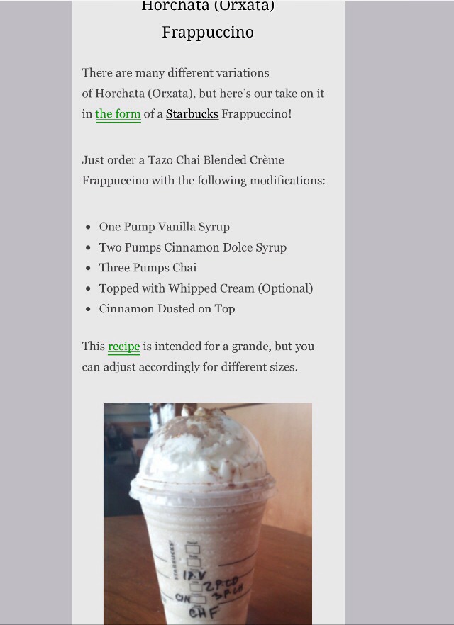14 Starbucks Secret Menu Drinks
Recipes ...πππ