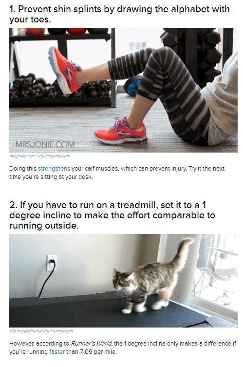 19 Insanely Clever Hacks And Tricks To Improve Your Run