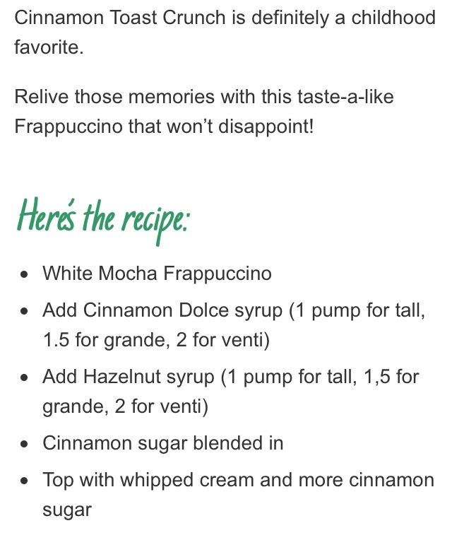 ✨☕️What To Order At Starbucks And How To Order It Part 1⃣☕️✨
