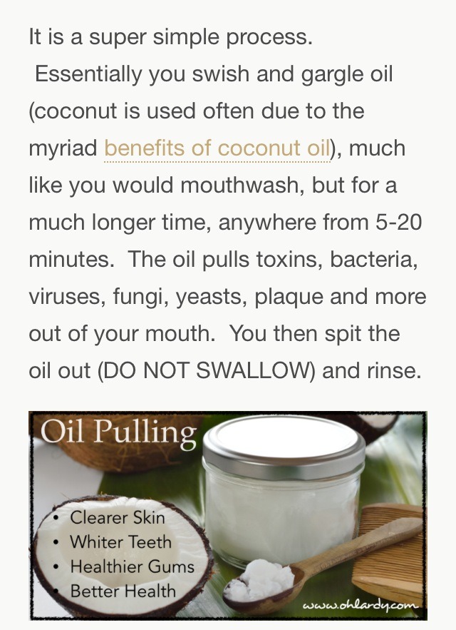 What is Oil Pulling??