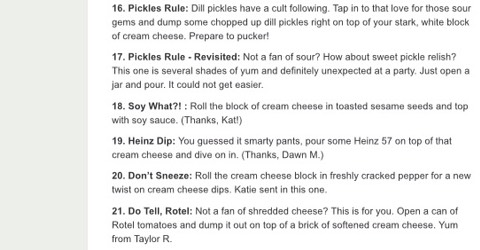 ⭐️ 101 Cream Cheese Dip Recipes ⭐️