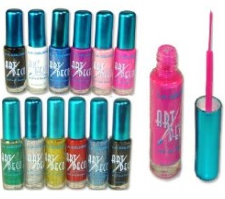 You can also use nail polish art brushes once it runs out, dries out or you just never use the color 