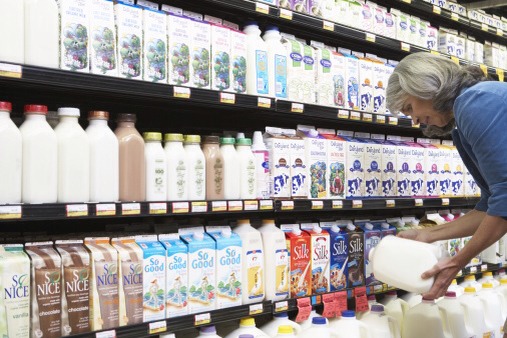 Skim Milk.
If you’re trying to skim calories by reaching for lighter milk, think again. Taking out fat actually removes many of the healthiest nutrients in milk — Vitamins A and D — and contains about 13 more grams of sugar than its full-fat alternative.