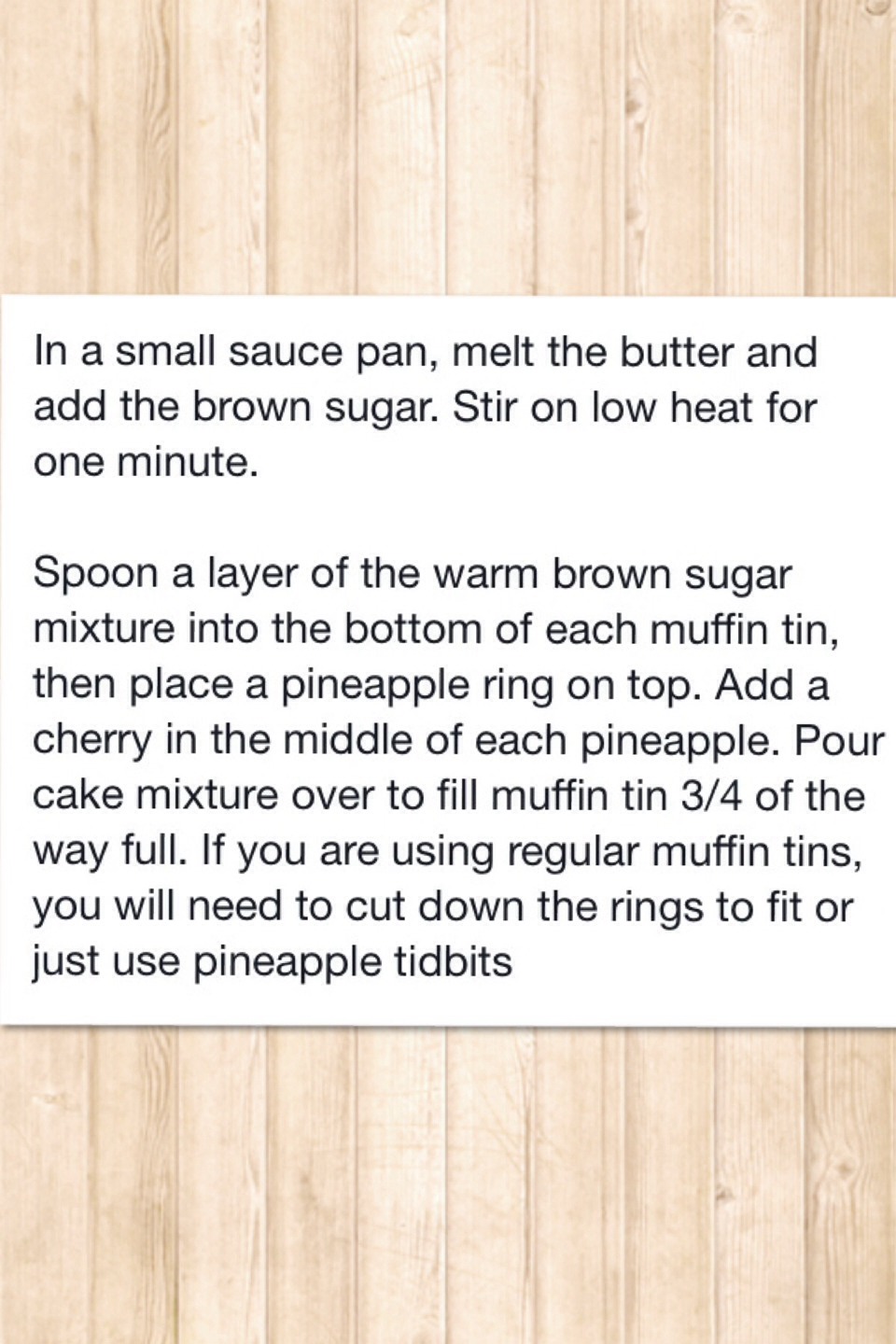 Mini Upsides Down Pineapple Cakes!