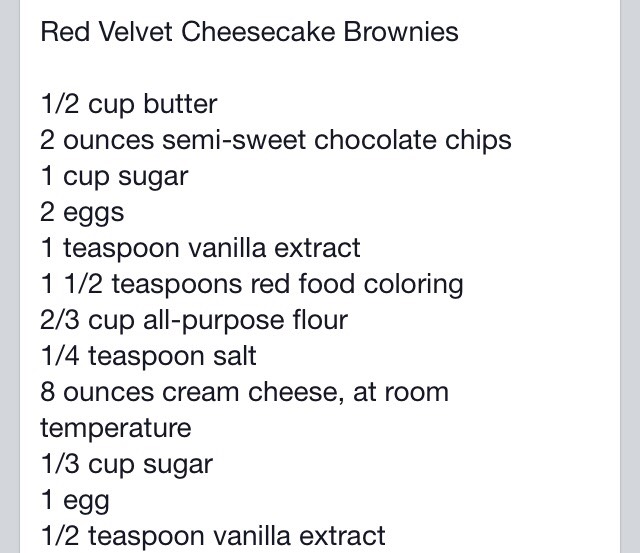 Red Velvet Cheesecake Brownies 