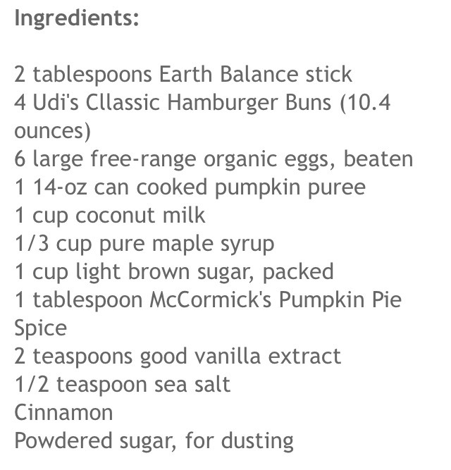 GLUTEN-FREE Pumpkin Bread Pudding