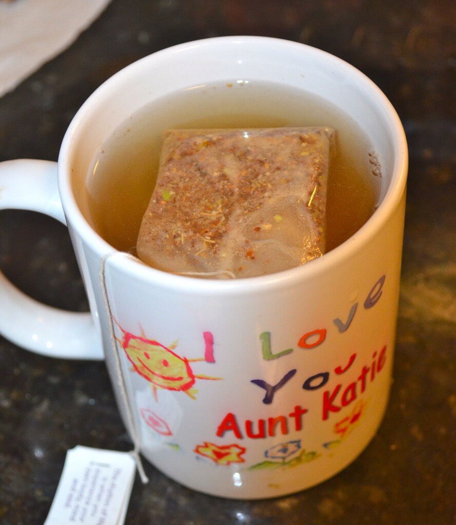 Prepare you tea bag without sugar