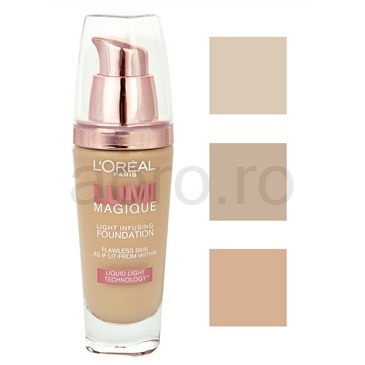2. L'Oréal Paris Lumi Magique;

The color on this matches perfectly. A good medium coverage foundation, perfect for combination and dry skin types!