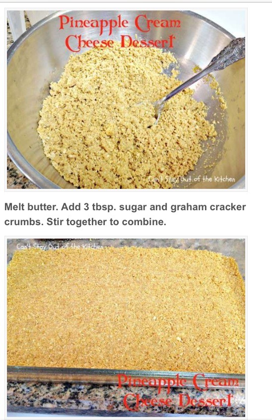 Pineapple Cream Cheese Dessert 