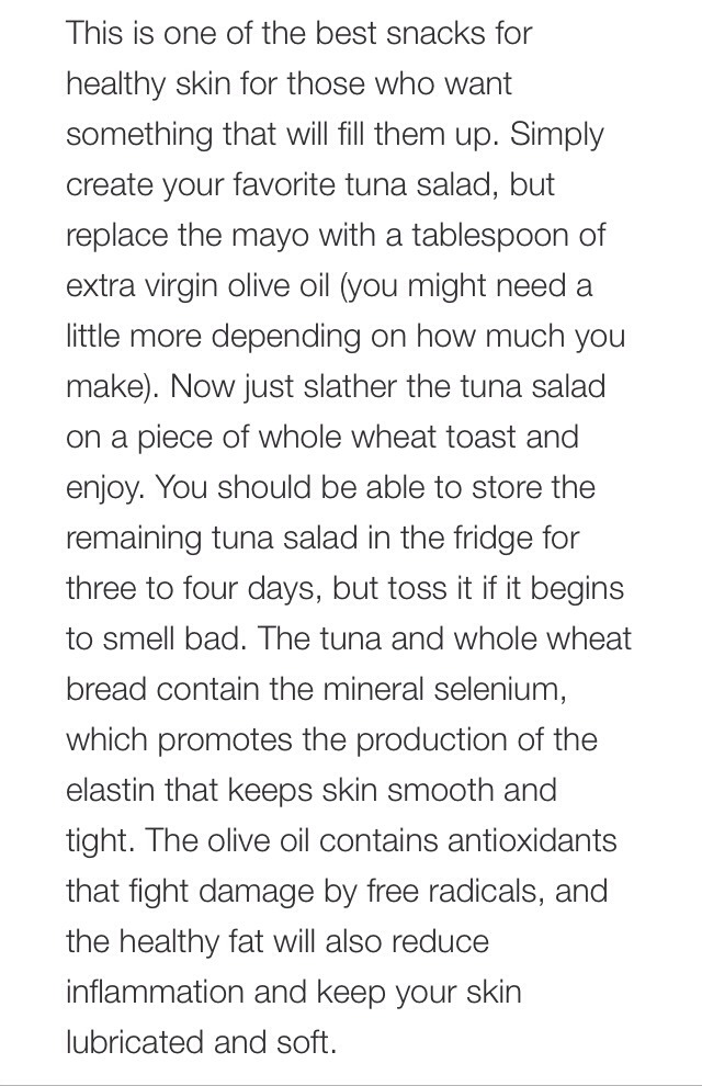 💥✨ 7 Snacks For Healthy Skin!!✨💥