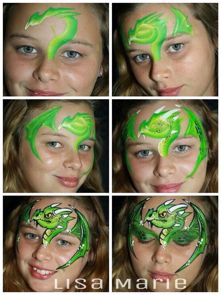 Face And Body Paint: Forehead And Sides. 