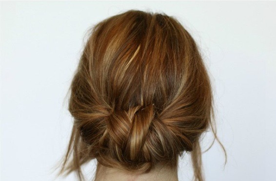 2 Minutes Braided Bun!! 