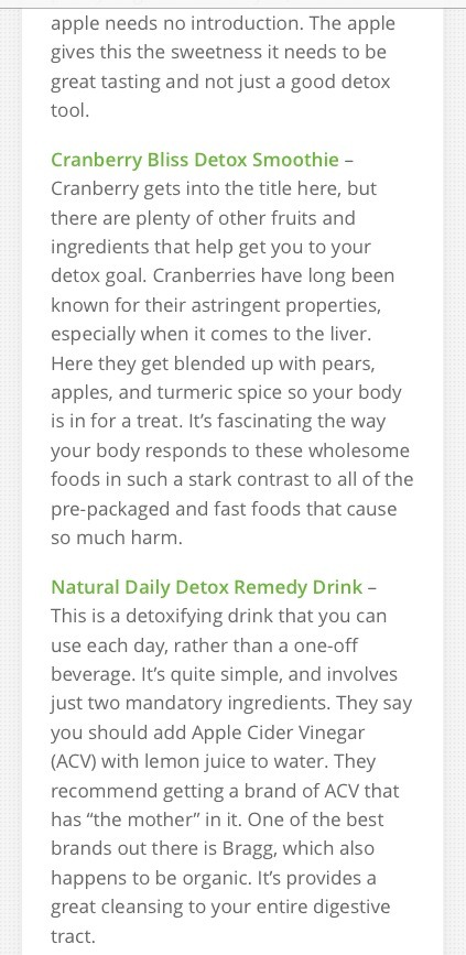 💟32 Detox Drinks And 8 Detox Waters💟