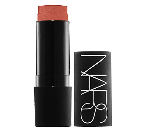 NARS The Multiple I have two of these. One is a bronzer, the other is a blush. They are extremely versatile and last forever. I swipe the bronzer down my legs when I’m going out to the bars in the summer or use it for contouring. The blush works on my cheeks, as an eyeshadow base, or as a lip color.