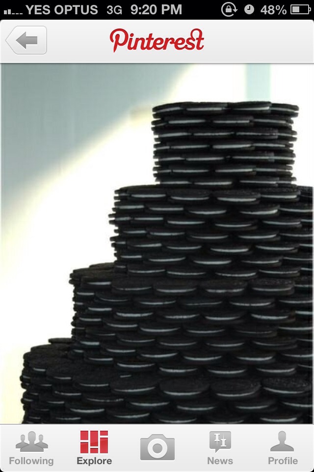 Oreo wedding cake!!!!!!