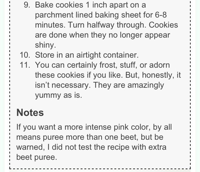 Dye-Free Pink Sugar Cookies! 