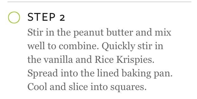 Peanut Butter Rice Crispy Treats 
