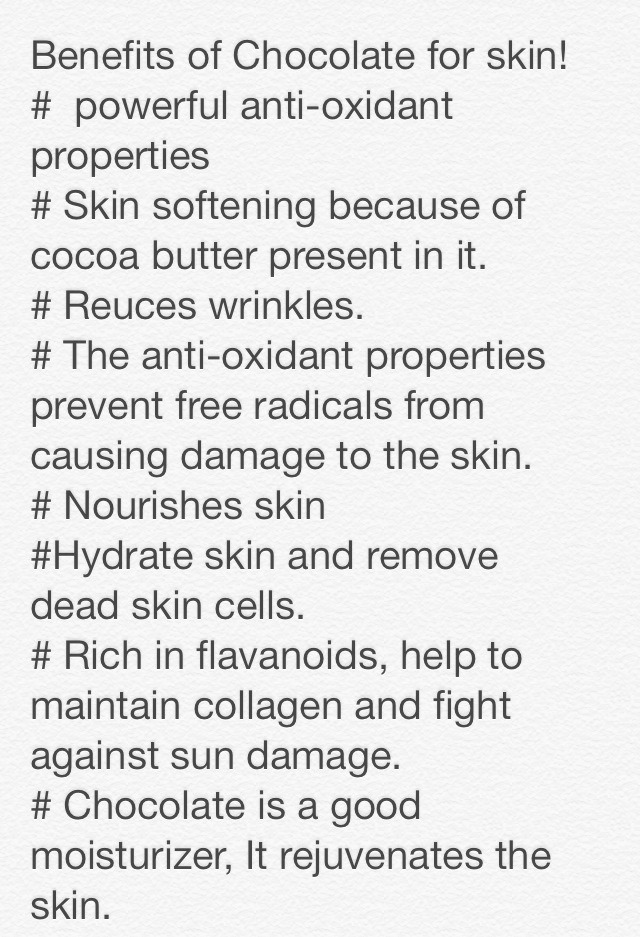 Chocolate Face Mask! It Works Wonders! 😍😍😍😍👍👍👍👍